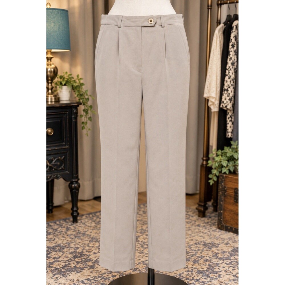 Petites by Inclinations Size 6P Women’s Beige Dress Pants 28x28 USA Made